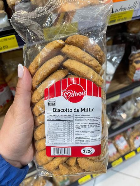 BISCOITO DE MILHO MABON 320G