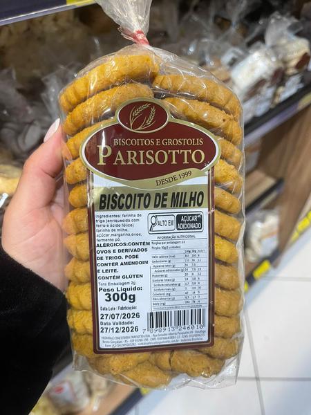 BISCOITO DE MILHO PARISOTTO 300G