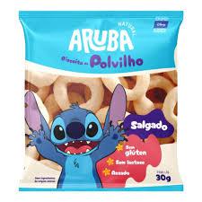 BISCOITO POLVILHO SALGADO ARUBA STITCH 30G