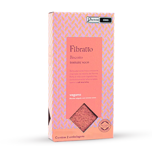BISCOITO TOMATE SECO 80G FIBRATTO