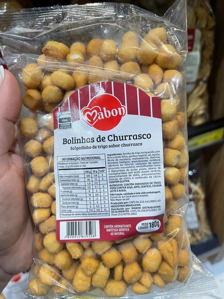 BOLINHAS CHURRASCO MABON 180G