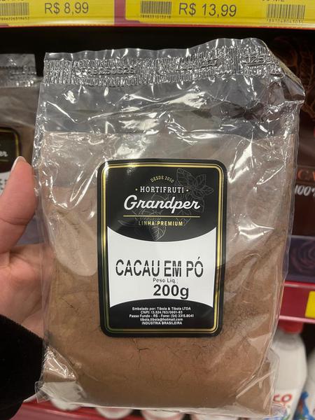 CACAU EM PO 200GR GRANDPER