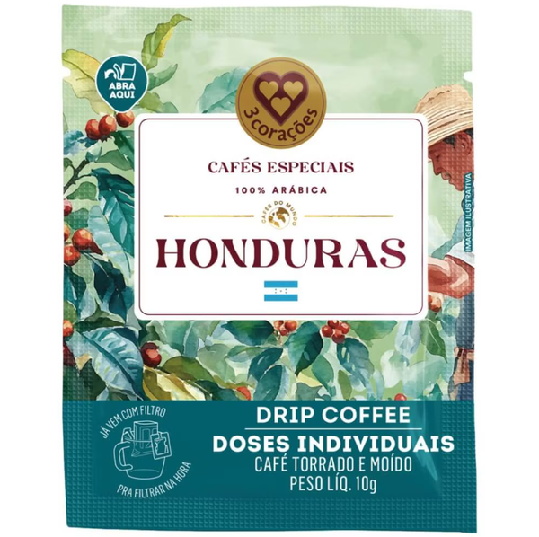 CAFE 3 CORACOES DRIP HONDURAS 10G
