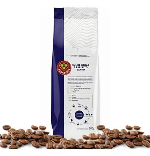 CAFE 3 CORACOES SUL DE MINAS E ESPIRITO SANTO 500G