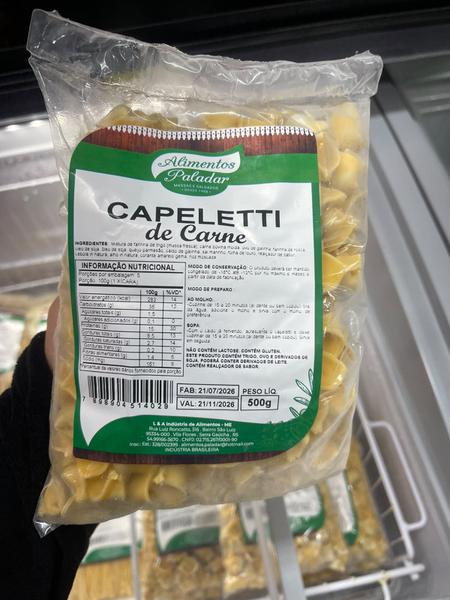 CAPELETTI  CARNE PALADAR  500GR