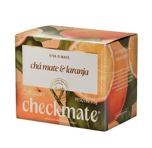 CHA MATE E LARANJA CHECKMATE 25G