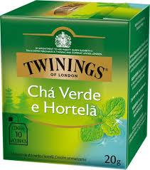 CHA TWININGS CHA VERDE E HORTELA 20G