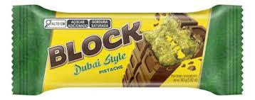 CHOCO BLOCK DUBAI STYLE 165G ARCOR PISTACHE
