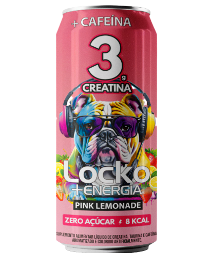 ENERGETICO LOCKO POWER DRINK 473ML PINK LIMONADE
