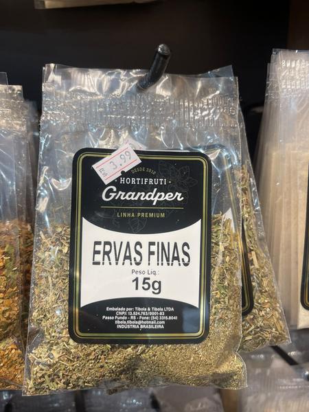 ERVAS FINAS 15GR GRANDPER