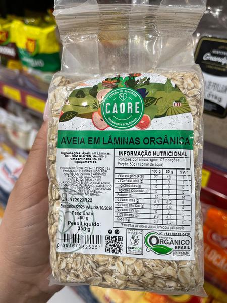 FLOCOS DE AVEIA CAORE  ORGANICA 350GR