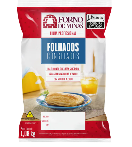 FOLHADO CONG CAMARAO 1,08KG FORNO DE MINAS