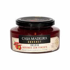 GELEIA CASA MADEIRA MORANGO COM PIMENTA 240G