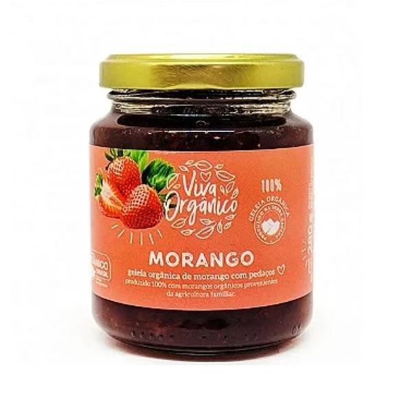 GELEIA VIVA ORGANICO 280G MORANGO