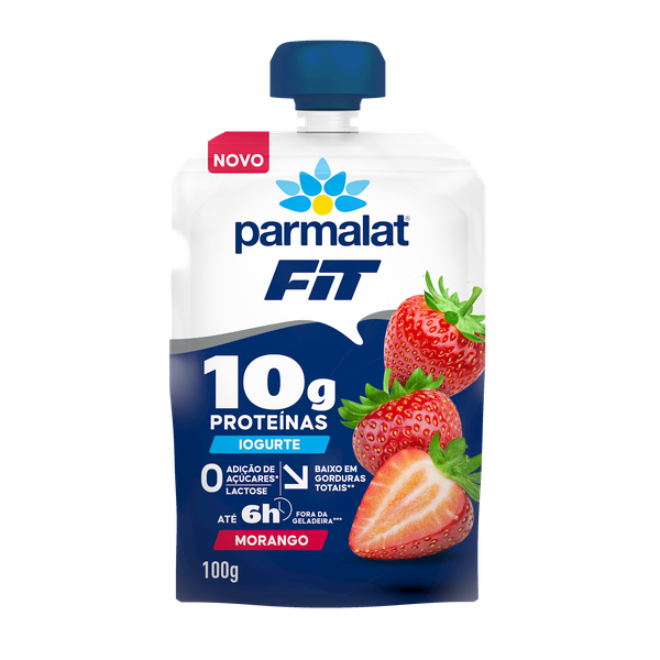 IOGURTE POUCH MORANGO PARMALAT FIT 100G
