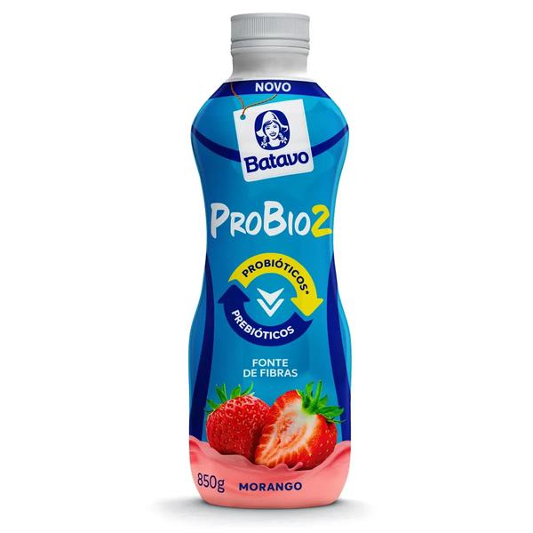 IOGURTE PROBIO2 MORANGO BATAVO 850G