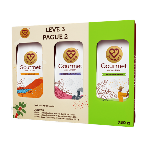 KIT CAFE 3C SUL MINAS + MOGIANA PAULISTA 500G