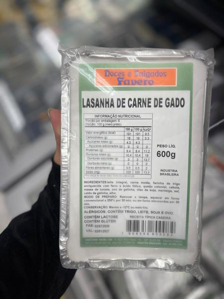 LASANHA GADO 600G FAVERO