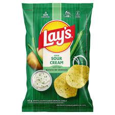 LAYS SOUR CREAM ELMA CHIPS 62G
