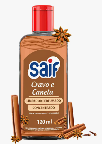 LIMPADOR PERFUMADO SAIF 120ML CRAVO E CANELA