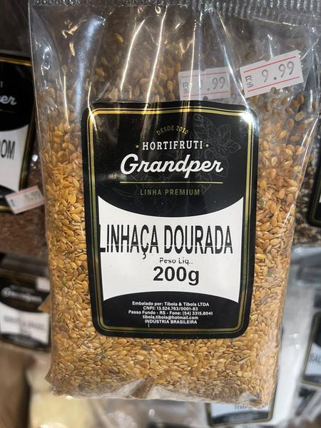 LINHACA DOURADA 200GR GRANDPER