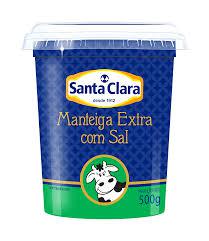 MANTEIGA STA CLARA C/ SAL POTE 500G