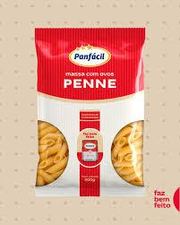 MASSA C OVOS PENNE PANFACIL 500G
