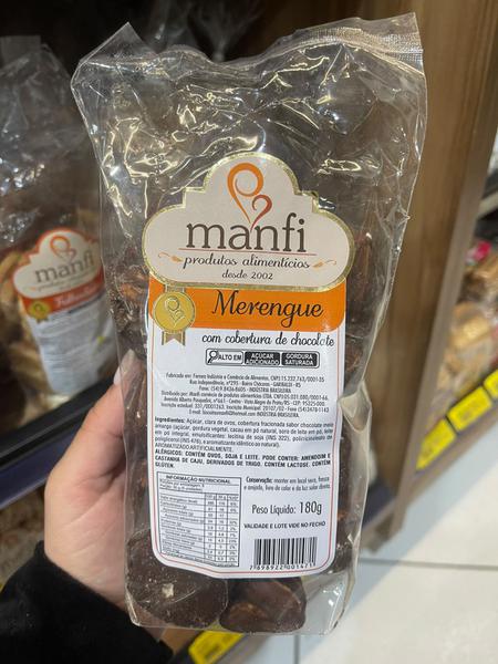 MERENGUE CHOCO MANFI 180G