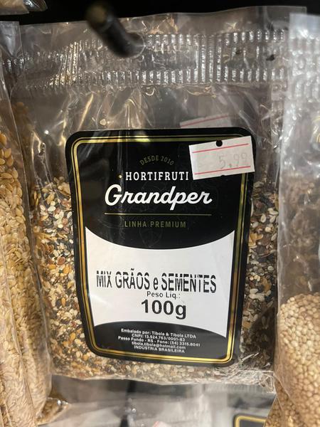 MIX DE GRAOS E SEM 100GR GRANDPER