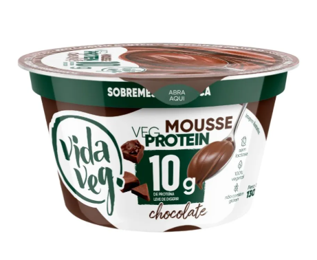 MOUSSE VEGPROT CHOCOLATE VIDA VEG 130G