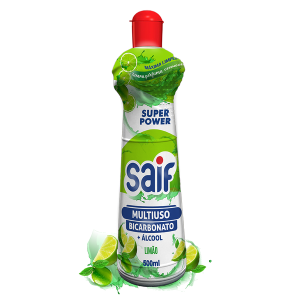 MULTIUSO BICARBONATO REFIL LIMAO SAIF 500ML