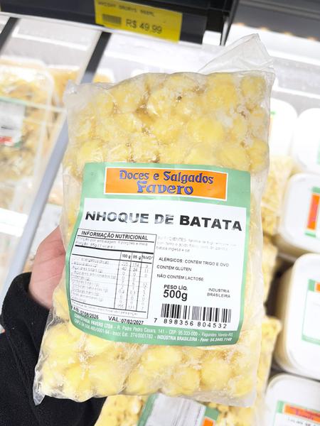 NHOQUE DE BATATA FAVERO 500G