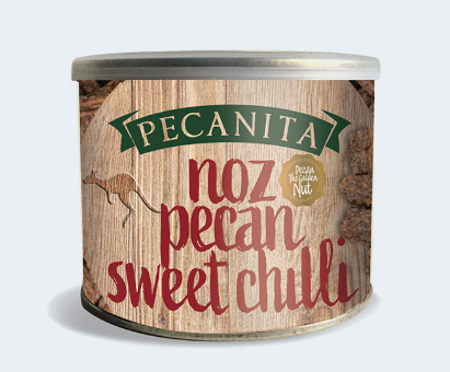 NOZ PECAN SWEET CHILLI 100G PECANITA