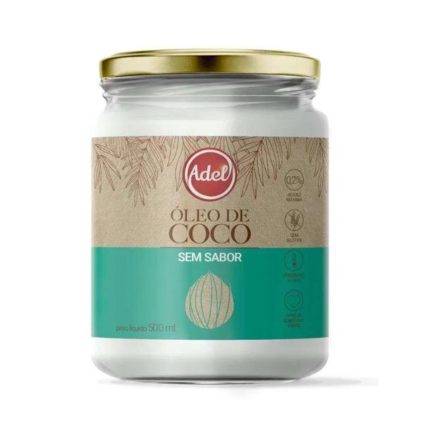OLEO COCO ADELCOCO 500ML SEM SABOR