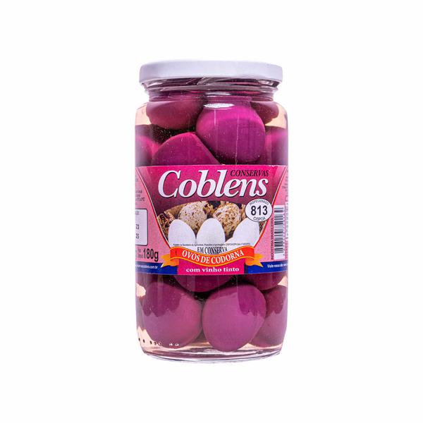 OVO DE CODORNA COBLENS VINHO TINTO 180G