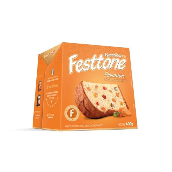 PANETTONE FESTTONE PREMIUM FRUTAS DAMASCO 400G