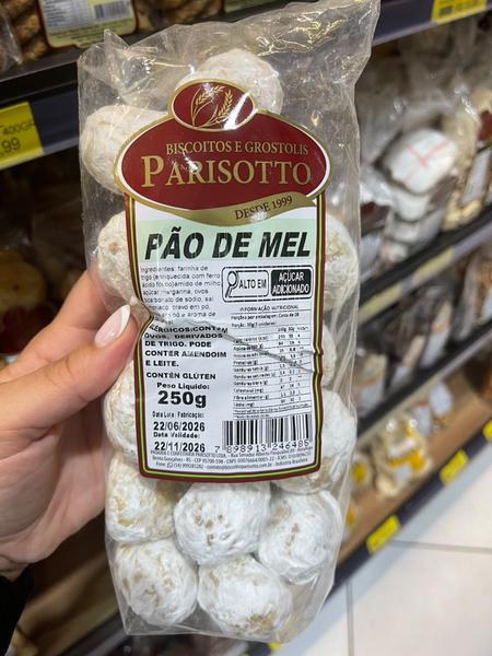 PAO DE MEL PARISOTTO 250G
