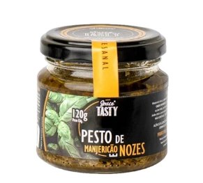 PESTO DE MANJERICAO E NOZES TASTY 120G