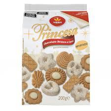 PRINCESA VIEIRA CHOCOLATE BRANCO E COCO 200G