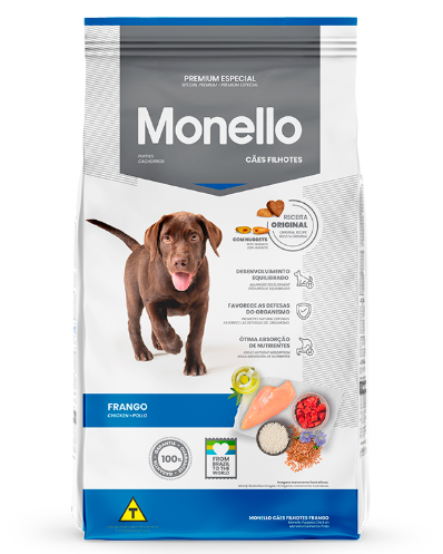 RACAO MONELLO CAES FILHOTES AO KG