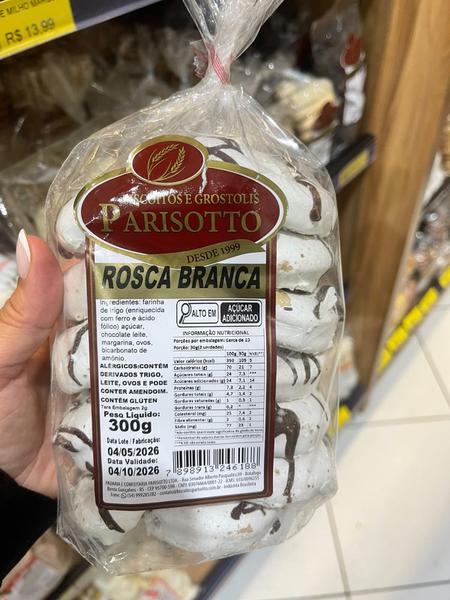 ROSCA BRANCA PARISOTTO 300G