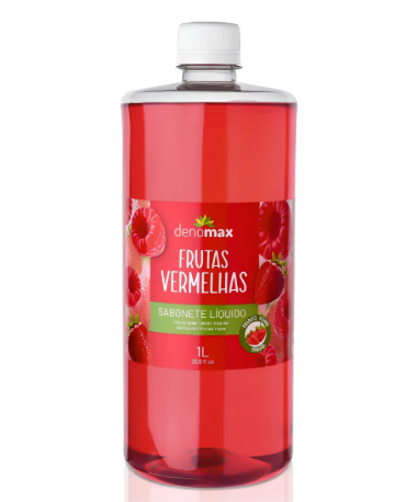 SABONETE LIQUIDO DENOMAX FRUTAS VERMELHAS 1L