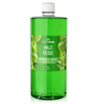 SABONETE LIQUIDO DENOMAX MACA VERDE 1L
