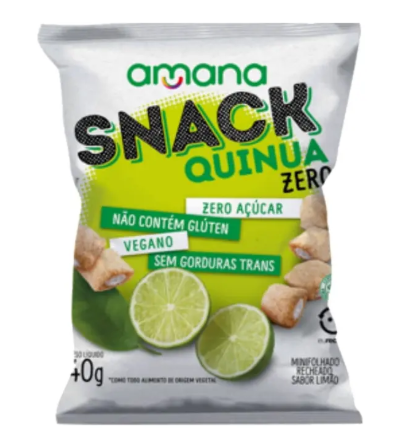SALGADINHO AMANA 40G SNACK LIMAO ZERO ACUCAR