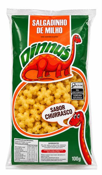 SALGADINHO CHURRASCO DINNUS 100G