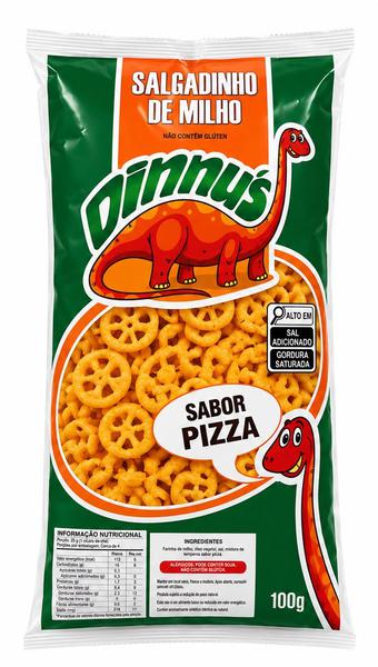 SALGADINHO PIZZA DINNUS 100G
