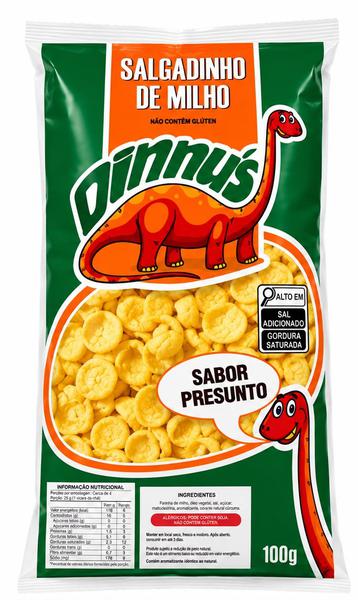 SALGADINHO PRESUNTO DINNUS 100G