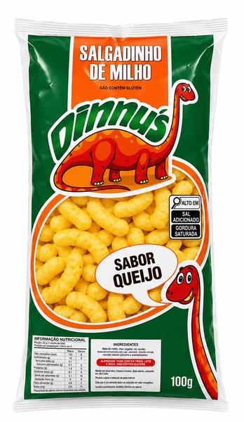 SALGADINHO QUEIJO DINNUS 100G