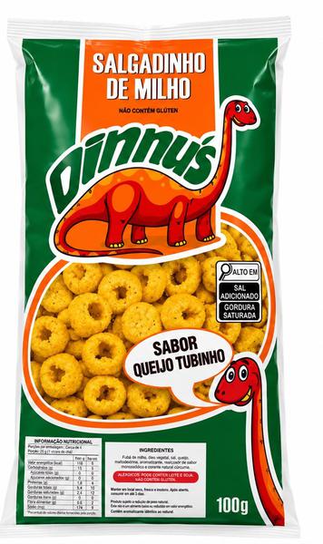 SALGADINHO QUEIJO TUBO DINNUS 100G