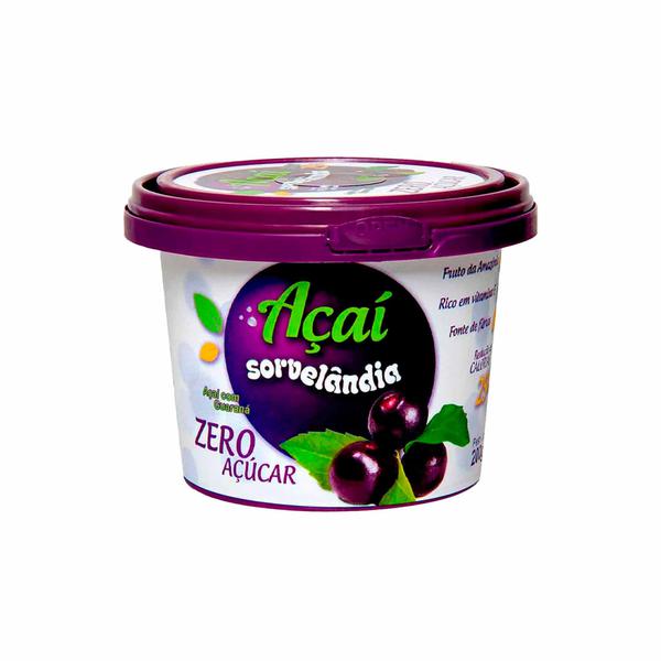 SORVETE DE ACAI SORVELANDIA 200G ZERO ACUCAR